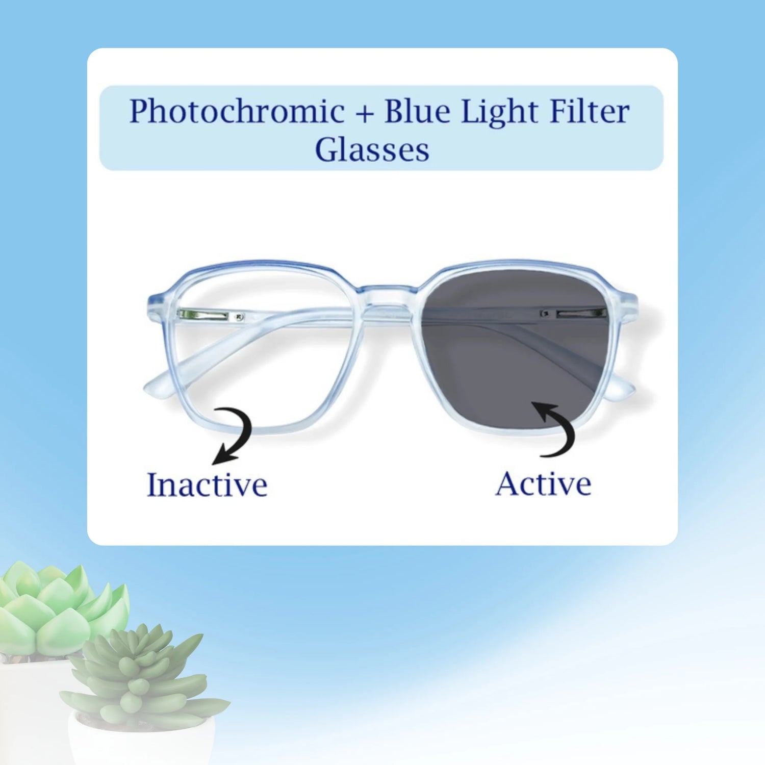 Photochromic Computer Glasses