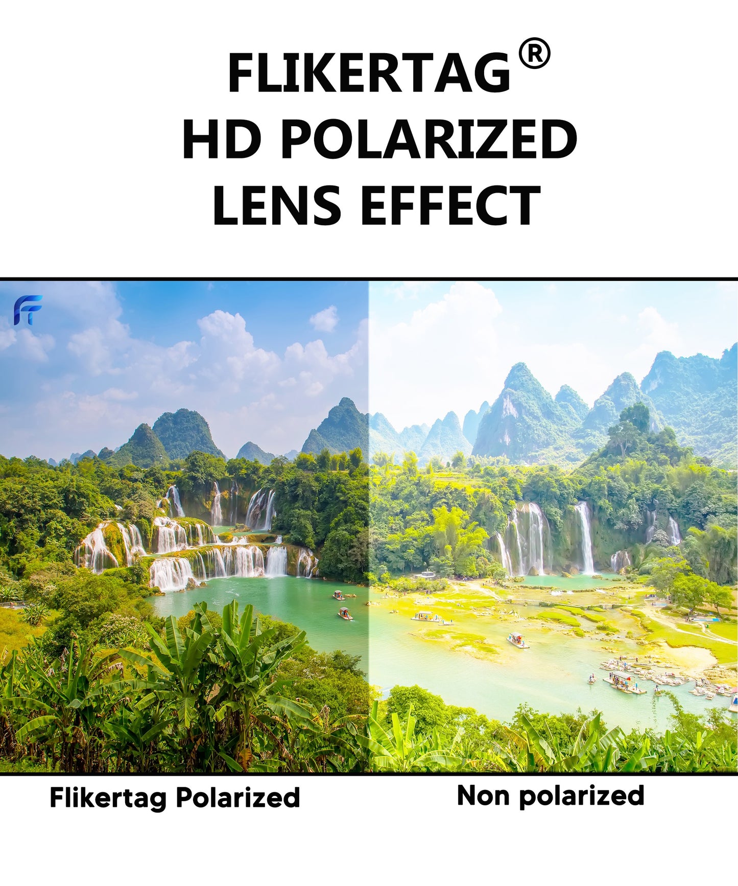 Polarized UV Protection Sunglasses For Men & Women [FTS 552 F3 Wayfarer Matte Transparent Frame with Grey Gradient Lens, 52mm]